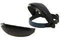 Ratchet Headband with 3" Sparkguard and Black 3" Chin Protector (HG5-H) - 3